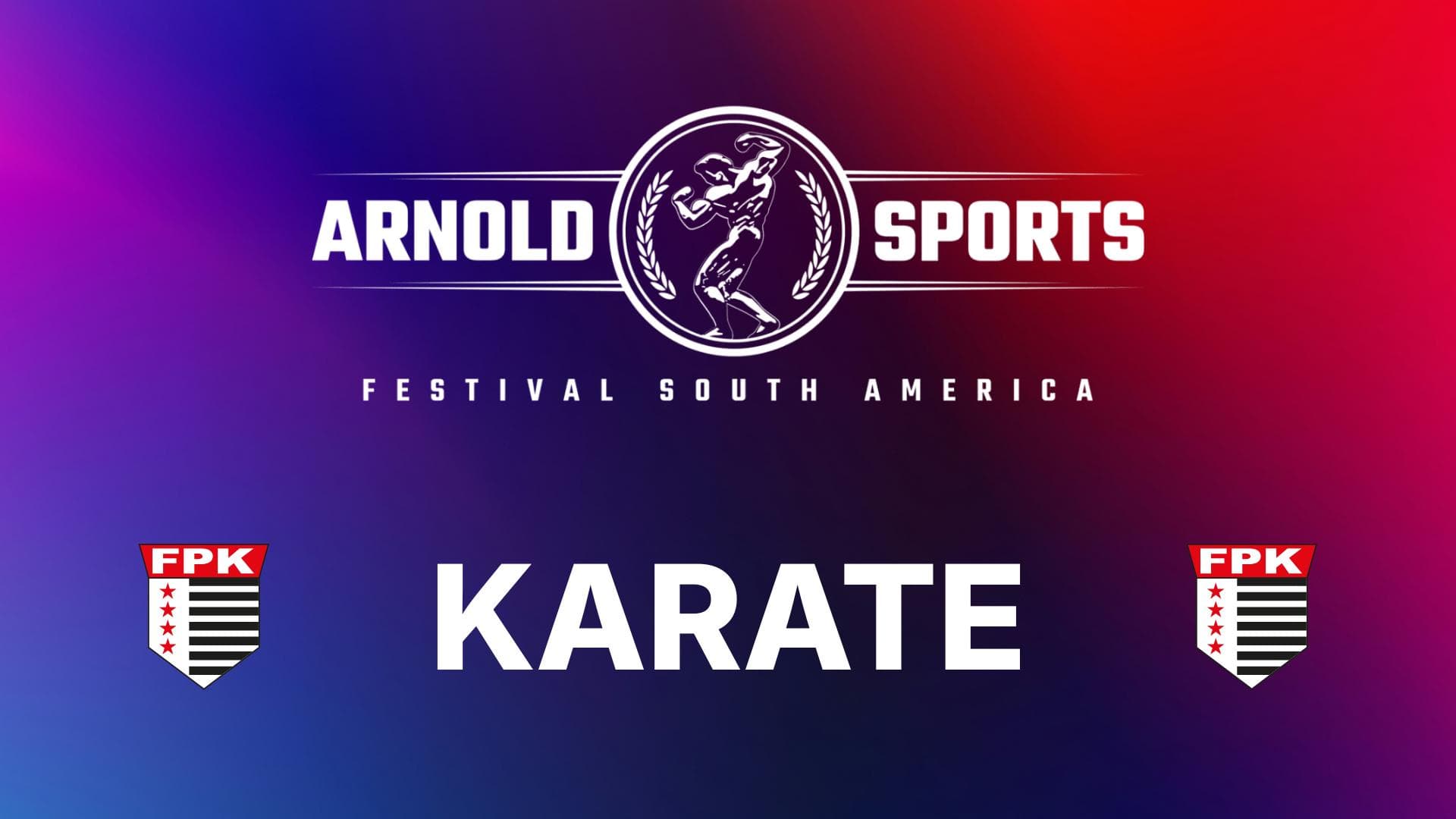 Banner do evento Arnold 2026 - Karate