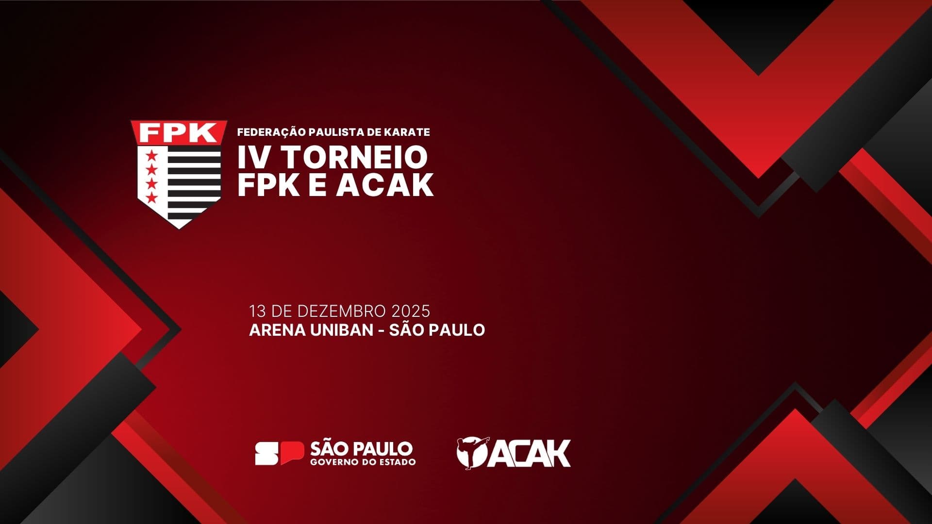 Banner do evento IV TORNEIO FPK E ACAK