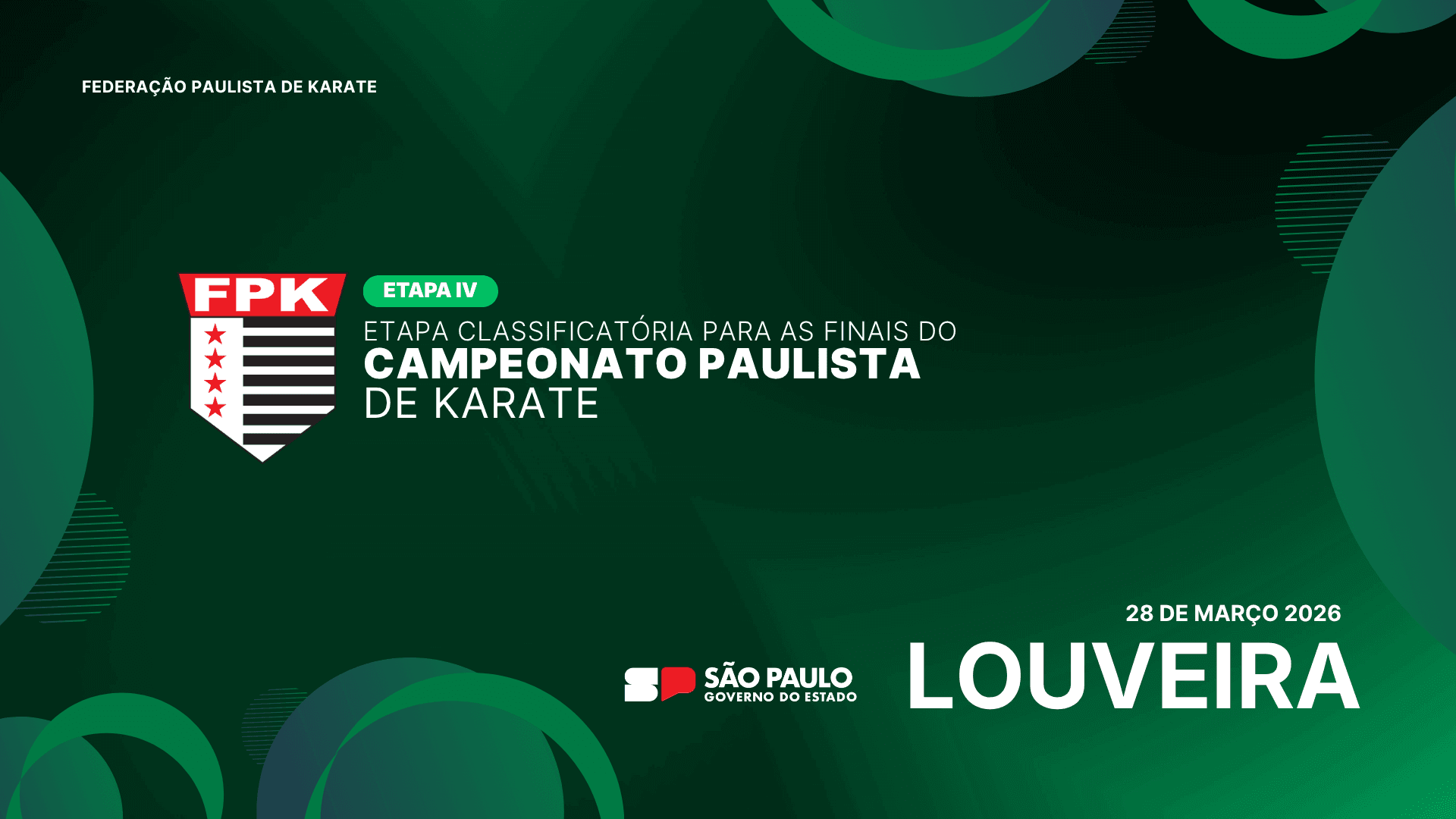 Banner do evento IV Etapa do Campeonato Paulista 2026 - Louveira